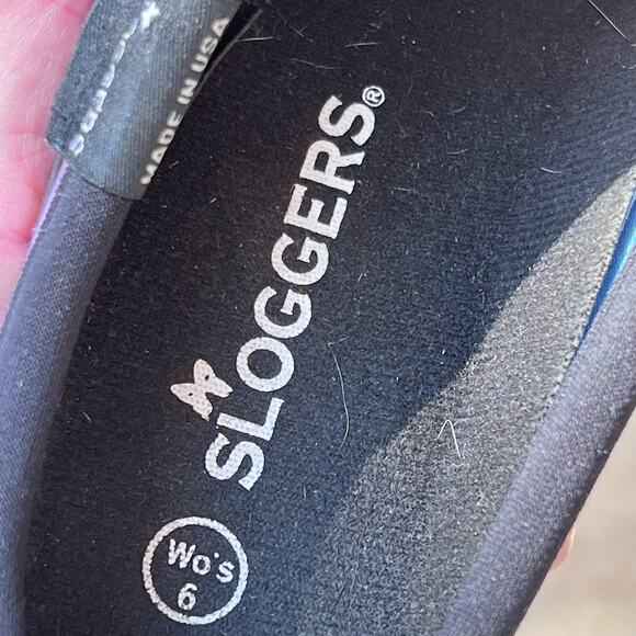 Sloggers Women’s Slip-On Garden Rain Shoes with Baby Goat Print Size 6 EUC - Picture 10 of 14